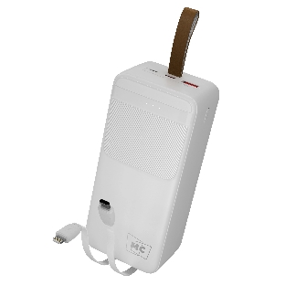 Портативный аккумулятор MORE CHOICE (4620202552846) PB59-40 40000mAh 1USB+1Type-C+1micro USB 3.0A 22.5W PD20WP, белый