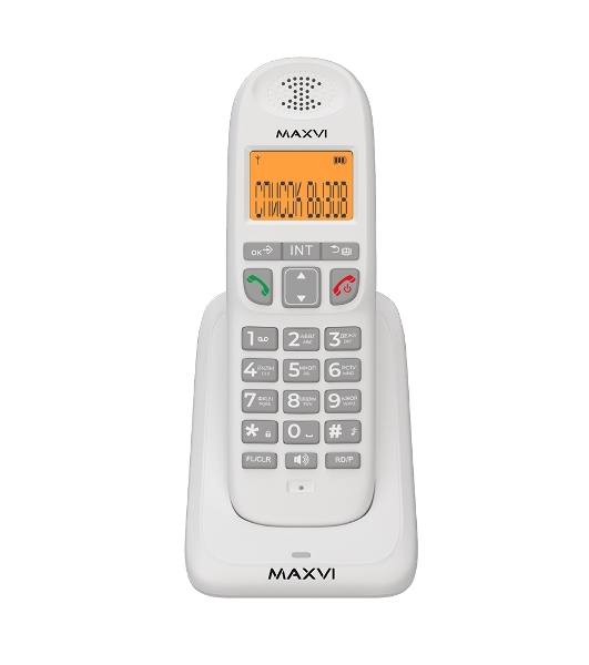 Радиотелефон Maxvi AM-01 white (DECT)
