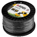 Леска для триммера Denzel двухкомпонентная квадрат, 2,7 мм х 138 м, на DIN катушке EXTRA CORD, фото 1