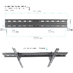 Кронштейн для телевизора Arm Media PLASMA-2 черный, 32'-90' макс. 55 кг, настенный, наклон, фото6