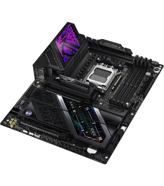 Материнская плата ASUS ROG STRIX X870E-E GAMING WIFI7 NEO, AM5, AMD X870E, 4xDDR5, 4xSATA, 5xM.2, 1xPCIe 5.0 x16, 1xPCIe 4.0 x16, 1xHDMI, 1x5Gb LAN, Wi-Fi 7, Bluetooth 5.4, 2xUSB-C 40Gbps (USB4 / Gen3x2), 2xUSB-C 10Gbps, 9xUSB-A 10Gbps, 2x3.5 мм, 7.1, ATX