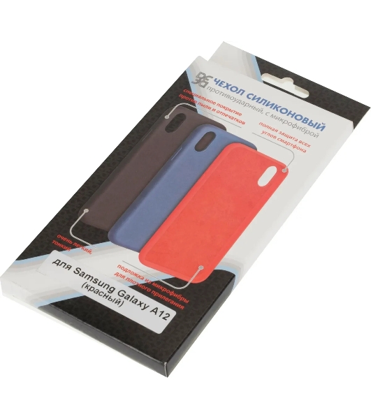 Чехол (клип-кейс) DF sOriginal-20, для Samsung Galaxy A12/M12, красный df soriginal-20 (red)