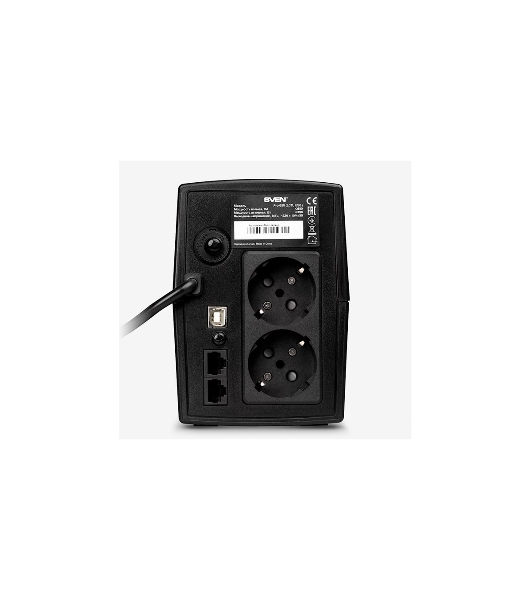 Источник бесперебойного питания SVEN Pro 650 650VA/390W LCD, USB, RJ-45 (2 EURO)