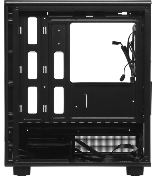 Корпус ACCORD ACC-ZM3B Black, Mini-Tower, чёрный, 1 x 120 мм