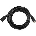 Кабель-удлинитель для HDMI ACD-DHHF1-50B HDMI 1.4, Golden Plated,19m/19f, HDMI extension, черный, 5м (74229), фото 1