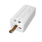 Портативный аккумулятор MORE CHOICE (4620202552846) PB59-40 40000mAh 1USB+1Type-C+1micro USB 3.0A 22.5W PD20WP, белый, фото3