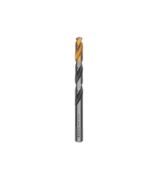 Сверло спиральное по металлу Denzel 12 x 151мм, Р6М5, Golden Tip, многогранная заточка