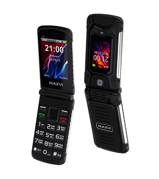 Мобильный телефон Maxvi E10 черный