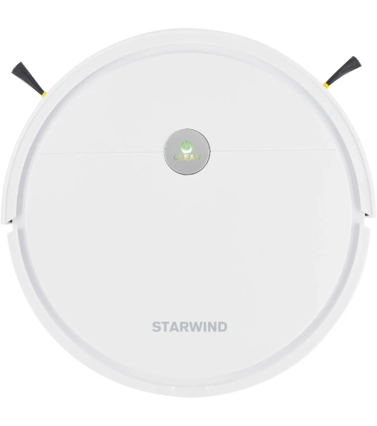 Робот-пылесос Starwind SRV4575 белый, 2000 мА·ч Li-Ion, уборка влажная/сухая, пылесборник контейнер 0.3 л