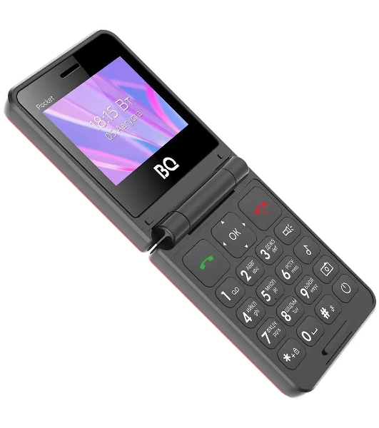 Мобильный телефон BQ 2456 Pocket красный