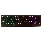Клавиатура проводная Dialog Gan-Kata KGK-17U BLACK - игровая с RGb-подсветкой, USB, черная, фото 1