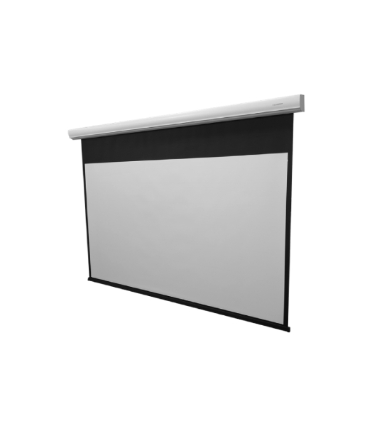 Экран с электроприводом Lumien Master Control 233x366 см (165'), рабочая область 223х356 см, Matte White FiberGlass, черная кайма по периметру 5 см 16:10 LMC-100133