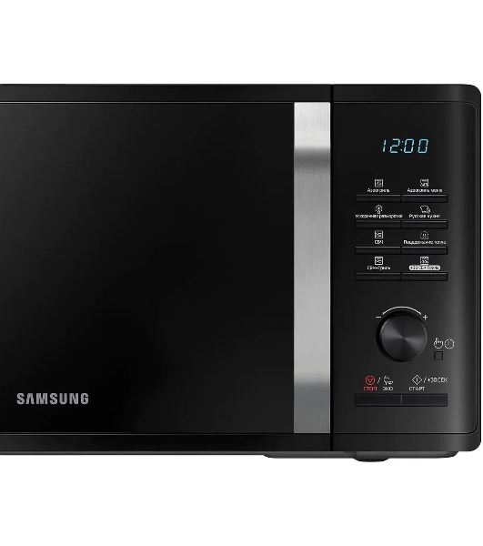 Микроволновая печь Samsung MG23K3575AK черный, 23 л, 800 Вт, переключатели - кнопки, поворотный механизм