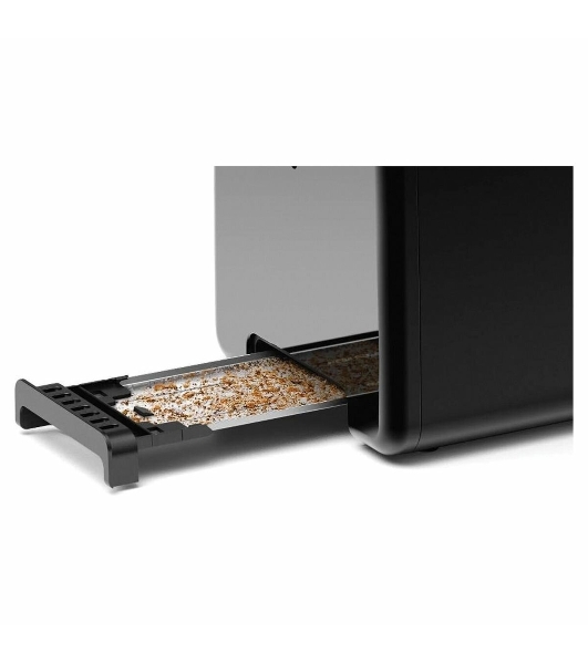 Тостер Bosch TAT3P423 черный, 970 Вт, 2 слота