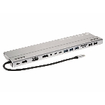 Адаптер VCOM TypeC -->3*USB3.0+2*USB2.0+VGA+RJ45+SD+TF+AUD+HDMI+DP+2*USB3.1 Data+PD, фото 1