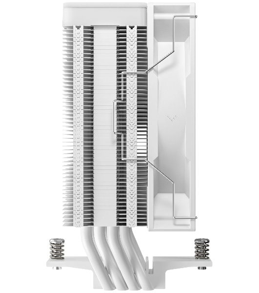 Кулер для процессора DEEPCOOL AG400 WH ARGb V2 белый 120мм алюминий+медь 2100rpm 31.6db 4-pin 220W 152мм