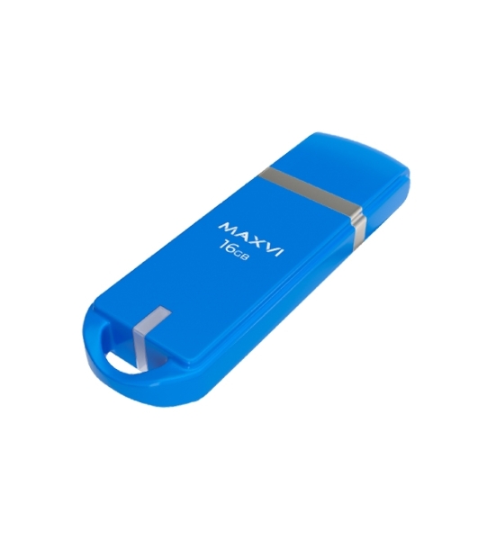 Флешка USB Maxvi P3 (FD16GBUSB20C10P3 sky blue), 16GB, USB 2.0, R/W 12/5, небесно-голубой