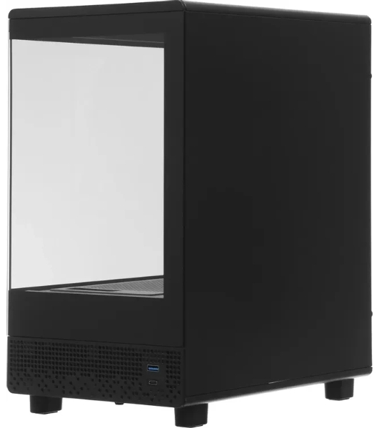 Корпус ACCORD ACC-ZM3B Black, Mini-Tower, чёрный, 1 x 120 мм