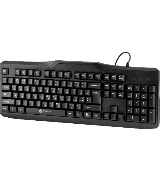 Клавиатура Oklick 170M проводная, USB Type-A, чёрный