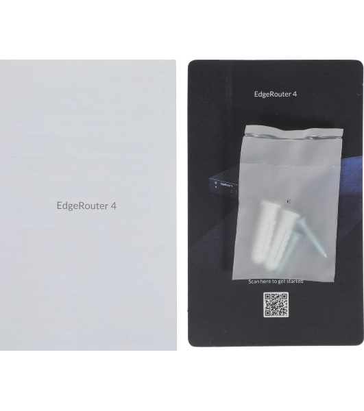 Маршрутизатор Ubiquiti ER-4-EU EdgeRouter 4 4 ядра (1 ГГц), 3х 1G RJ45, 1х SFP
