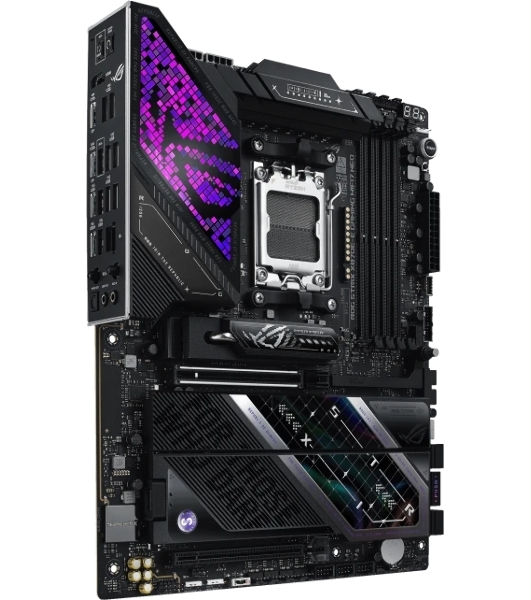 Материнская плата ASUS ROG STRIX X870E-E GAMING WIFI7 NEO, AM5, AMD X870E, 4xDDR5, 4xSATA, 5xM.2, 1xPCIe 5.0 x16, 1xPCIe 4.0 x16, 1xHDMI, 1x5Gb LAN, Wi-Fi 7, Bluetooth 5.4, 2xUSB-C 40Gbps (USB4 / Gen3x2), 2xUSB-C 10Gbps, 9xUSB-A 10Gbps, 2x3.5 мм, 7.1, ATX
