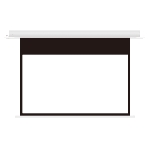 Встраиваемый экран с электроприводом Lumien Master Recessed Control 189х297 см (раб.область 179х287 см) (133') Matte White черная кайма по периметру, черная кайма сверху 20 см, триггер, RS232, IR, RF управл.в комплекте, цвет корпуса белый 16:10, фото2