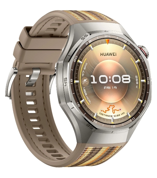 Умные часы HUAWEI Watch GT 6 Pro ATM-B29, 1.47' AMOLED, Wi‑Fi, Bluetooth, NFC, 5 ATM/IP69, коричневый / серебристый