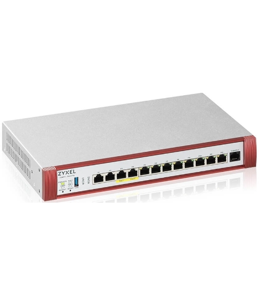 Межсетевой экран Zyxel USG FLEX 500H с подпиской Gold на 1 год (AS, AV, CF, IDP/DPI, Sandboxing, SecuReporter), Rack, 2xRJ-45: 1/2.5G (LAN/WAN), 2xRJ-45: 1/2.5G PoE+ (LAN/WAN), 8xRJ-45: 1G (LAN/WAN),
