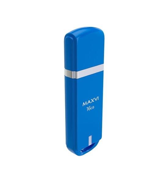 Флешка USB Maxvi P3 (FD16GBUSB20C10P3 sky blue), 16GB, USB 2.0, R/W 12/5, небесно-голубой