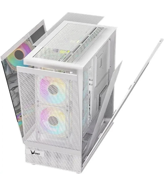 Компьютерный корпус Aerocool/Formula Crystal Z8 белый без БП ATX 9x120мм 7x140мм 1xUSB 2.0 1xUSB 3.0 1xUSB3.1 audio bott PSU