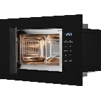 Микроволновая печь встраиваемая Weissgauff HMT-206 Compact Grill черный, 20 л, 700 Вт, переключатели - сенсор, фото8