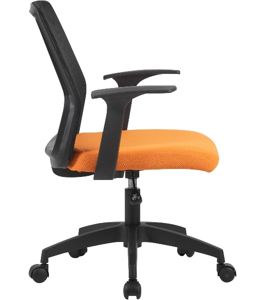 Кресло Cactus CS-MC222-BKOR черный, сетка, 100 кг