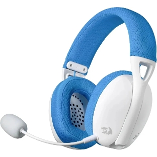 Гарнитура Redragon Ire Pro голубой, беспроводная + проводная, Bluetooth / USB, до 25 ч