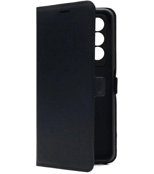 Чехол (флип-кейс) BORASCO Book Case, для Tecno Camon 18/18P, черный