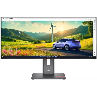 Монитор Lenovo 34' ThinkVision P34WD-40 черный IPS LED 4ms 21:9 HDMI M/M HAS Piv 2000:1 350cd 178гр/178гр 3440x1440 120Hz DP WQ USB 10кг