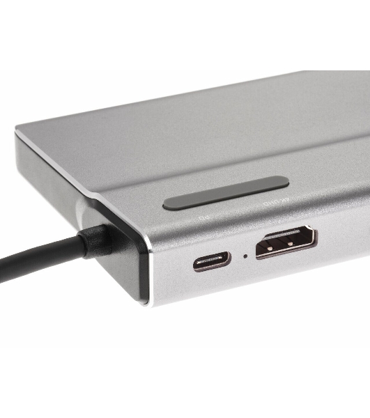 Адаптер VCOM TypeC -->3*USB3.0+2*USB2.0+VGA+RJ45+SD+TF+AUD+HDMI+DP+2*USB3.1 Data+PD