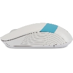 Мышь беспроводная Oklick 310MW белый/синий, 3200 dpi, радиоканал, USB, кнопки - 4, фото2