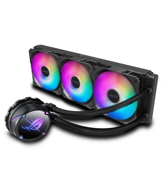 Система жидкостного охлаждения ASUS ROG STRIX LC II 360 ARGb 90RC00F1-M0UAY4 черный 120мм алюминий+медь 37,6db 4-pin