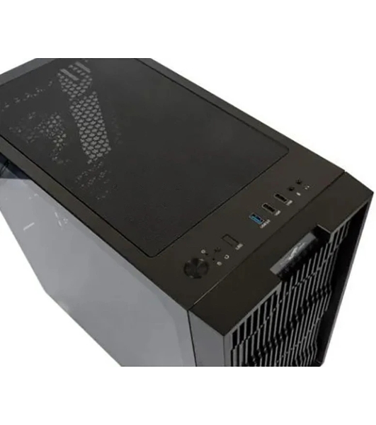 Компьютерный корпус Minitower mATX Eurocase 00-01003410 M07 3ARGb черный без БП закаленное стекло USB 3.0