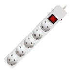 Сетевой фильтр Smartbuy (SBSP-5-18-W) 5 гн х 1,8 м белый, фото2