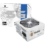 Блок питания 750W/Power Supply Thermalright, 750W 80+ Gold (ATX, 3.1, PCIe 5.1, Non-modular, 1x24(20+4)pin, 1xCPU 8(4+4)pin, 2xPCIe*2 8(6+2)pin, 5xSATA3, 1x12+4pin (12VHPWR PCIe 5.1 12+4pin 600mm), 3xMOLEX4pin, Active, 120x120мм, 150x140x86mm, APFC, white), фото2