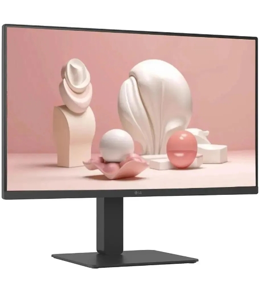 Монитор 27' LG 27BA65QB-B IPS 2560x1440, 100 Гц, 5 мс, 16:9, 350 кд/м², 2xHDMI 2.0, DP 1.4, USB-C (65 Вт), USB Hub (2x USB 3.0), динамики (2x5 Вт), HDR10, черный