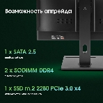 Моноблок Digma Pro Vision 23.8' Full HD i7 1255U (1.7) 16Gb SSD 512Gb UHDG CR Windows 11 Pro Eth WiFi BT 90W клавиатура мышь Cam черный 1920x1080, фото14