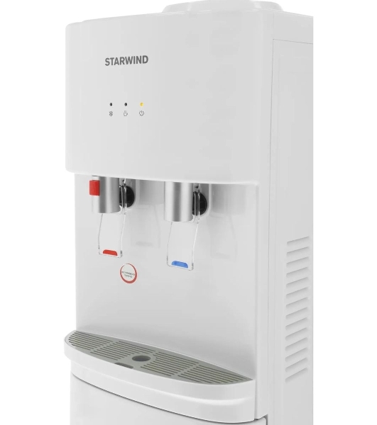 Кулер для воды Starwind SW-1113EW, верхняя загрузка, нагрев 95 °С, охлаждение 10 °С, белый