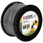 Леска для триммера Denzel двухкомпонентная квадрат, 2,4 мм х 175 м, на DIN катушке EXTRA CORD, фото2