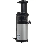 Соковыжималка Panasonic MJ-L500STQ серебристый/черный, шнековая вертикальная, 150 Вт, 400 мл, электронное, реверс, фото 1
