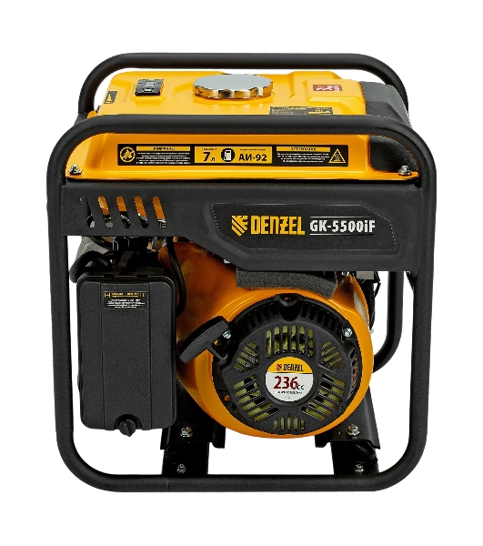 Генератор инверторный Denzel GK-5500iF, 5,5 кВт, 230 В, ручной старт