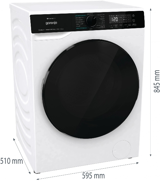 Стирально-сушильная машина Gorenje WD2PA854ADW/C белый загр. фронтальная макс.: 8 кг 1400об/мин класс: А++