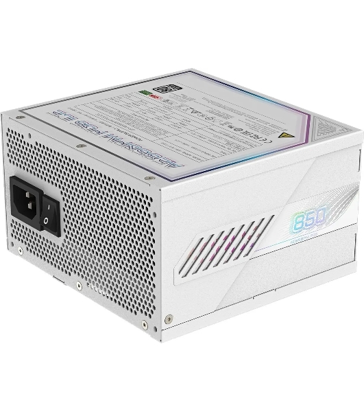 Блок питания Gigabyte ATX 850W GP-AE850PM PG5 ICE Gen.5 80 PLUS platinum (20+4pin) APFC 120мм fan 16xSATA Cab Manag RTL