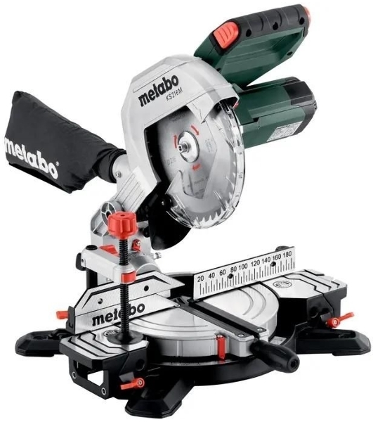 Торцовочная пила Metabo KS 216 M Set 1100Вт 5000об/мин d=216мм